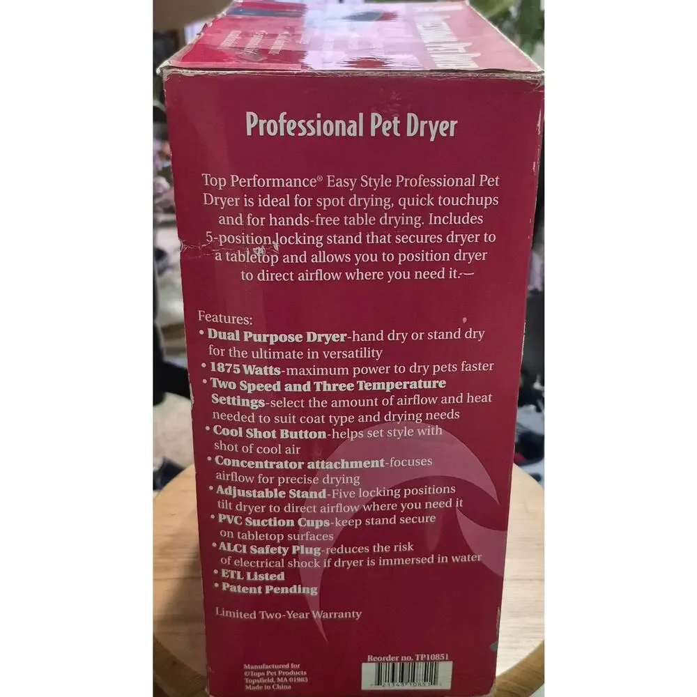 Top Performance Professional Pet Dryer